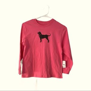 The Black Dog Girls long sleeve cotton shirt
